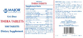 Major Pharmaceuticals Thera Tablets - supplement