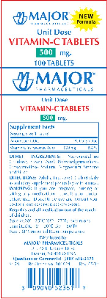 Major Pharmaceuticals Vitamin-C 500 mg - 