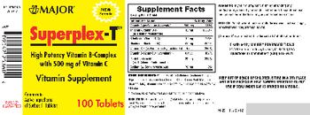 Major Superplex-T - vitamin supplement