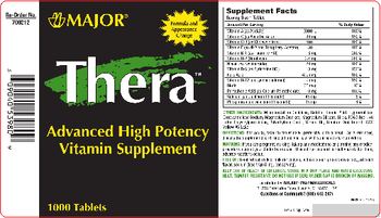 Major Thera - advanced high potency vitamin supplement