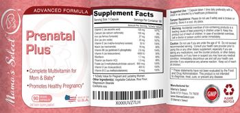 Mama's Select Prenatal Plus - supplement