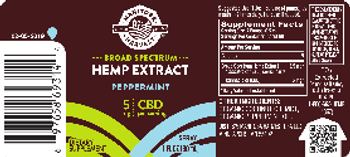 Manitoba Harvest Hemp Foods Broad Spectrum Hemp Extract Peppermint - supplement