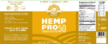 Manitoba Harvest Hemp Pro 50 - plant based protein supplement