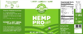 Manitoba Harvest Organic Hemp Pro Fiber - plant based protein supplement