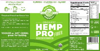 Manitoba Harvest Organic Hemp Pro Fiber - plant based protein supplement