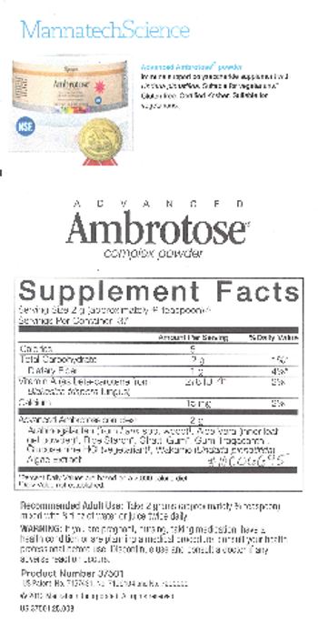 Mannatech Advanced Ambrotose Complex Powder - 