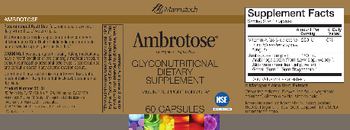 Mannatech Ambrotose Complex Capsules - glyconutritionalsupplement