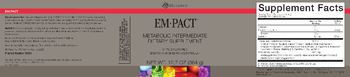 Mannatech EM PACT Citrus Flavored - metabolic intermediate supplement