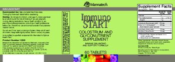 Mannatech Immuno Start - colostrum andglyconutrientsupplement