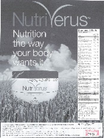 Mannatech NutriVerus - glyconutritional supplement with natural foodsourced vitamins and minerals