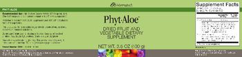 Mannatech Phyt Aloe - dried fruit andvegetable supplement