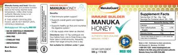 ManukaGuard Immune Builder Manuka Honey - supplement