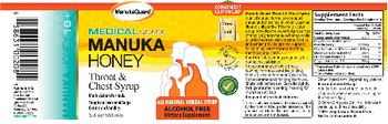 ManukaGuard Manuka Honey Throat & Chest Syrup - supplement