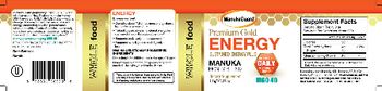 ManukaGuard Premium Gold Energy Manuka Honey Blend - supplement