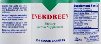 Marco Pharma Int'l Enerdreen - herbal supplement