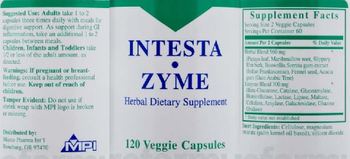 Marco Pharma Int'l Intesta Zyme - herbal supplement