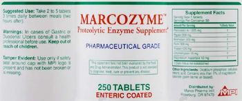 Marco Pharma Int'l Marcozyme - proteolytic enzyme supplement