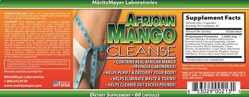 MaritzMayer Laboratories African Mango Cleanse - supplement