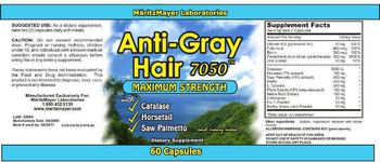 MaritzMayer Laboratories Anti-Gray Hair 7050 Maximum Strength - supplement