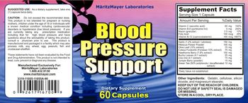 MaritzMayer Laboratories Blood Pressure Support - supplement