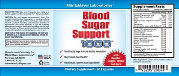 MaritzMayer Laboratories Blood Sugar Support 1000 - supplement