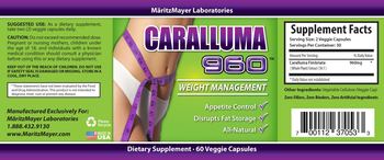 MaritzMayer Laboratories Caralluma 960 - supplement