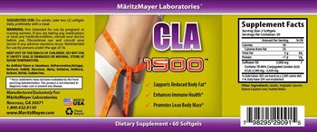 MaritzMayer Laboratories CLA 1500 - supplement