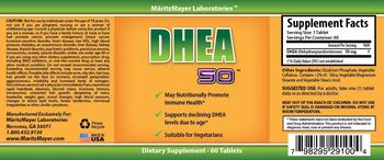 MaritzMayer Laboratories DHEA 50 - supplement