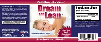 MaritzMayer Laboratories Dream and Lean - supplement