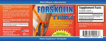 MaritzMayer Laboratories Forskolin Trim - supplement