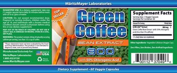 MaritzMayer Laboratories Green Coffee Bean Extract 800 - supplement