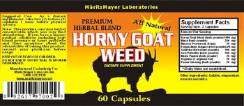 MaritzMayer Laboratories Horny Goat Weed - supplement