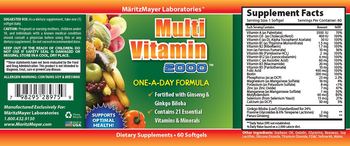 MaritzMayer Laboratories Multi Vitamin 2000 - supplement