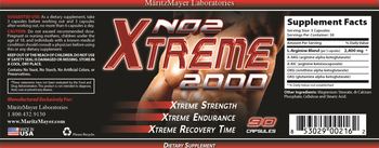 MaritzMayer Laboratories NO2 Xtreme 2000 - supplement