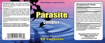 MaritzMayer Laboratories Parasite Complex - supplement