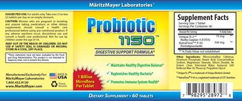 MaritzMayer Laboratories Probiotic 1150 - supplement