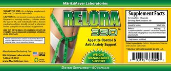 MaritzMayer Laboratories Relora 350 - supplement