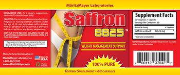 MaritzMayer Laboratories Saffron 8825 - supplement