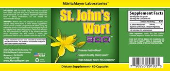 MaritzMayer Laboratories St. John's Wort 300 - supplement