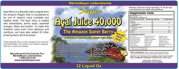 MaritzMayer Laboratories Super Acai Juice 40,000 - supplement