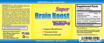 MaritzMayer Laboratories Super Brain Boost 1554 - supplement