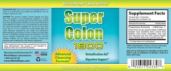 MaritzMayer Laboratories Super Colon 1800 - supplement