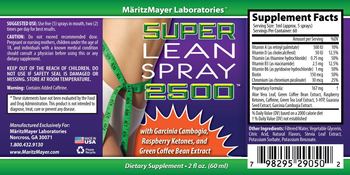 MaritzMayer Laboratories Super Lean Spray 2500 - supplement