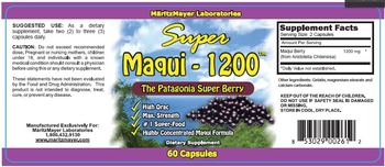 MaritzMayer Laboratories Super Maqui - 1200 - supplement