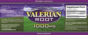 MaritzMayer Laboratories Valerian Root 1000mg - supplement