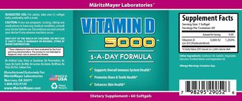 MaritzMayer Laboratories Vitamin D 5000 - supplement