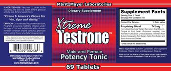 MaritzMayer Laboratories Xtreme Testrone - supplement