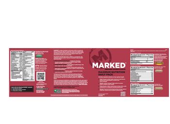 Marked Maximum Nutrition Daily Pack Circulatory Pump Enhancer - supplement