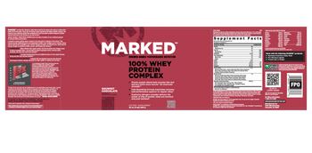 Marked Nutrition 100% Whey Protein Complex Gourmet Chocolate - supplement