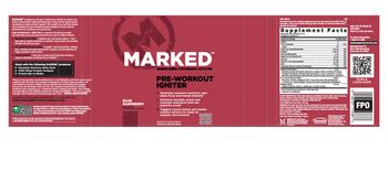 Marked Nutrition Pre-Workout Igniter Blue Raspberry - 